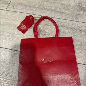 Cartier Red small shopping bag